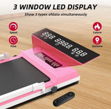 Foldable Walking Pad Treadmill Compact Flat