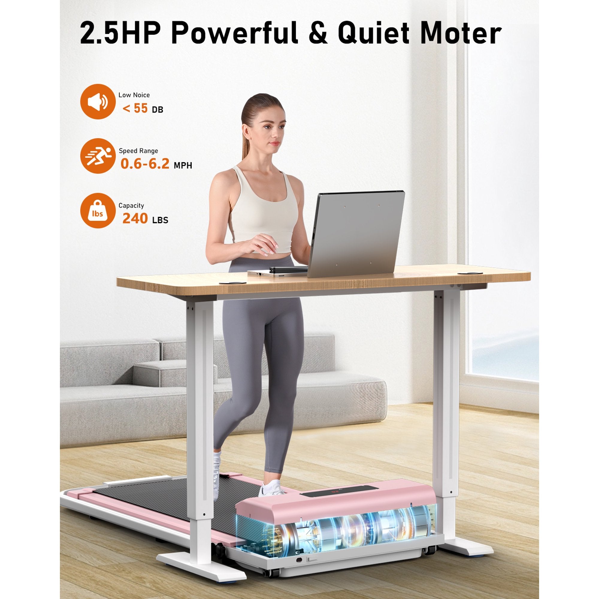 Treadmill Home Gym Fitness Foldable Walking Treadmill