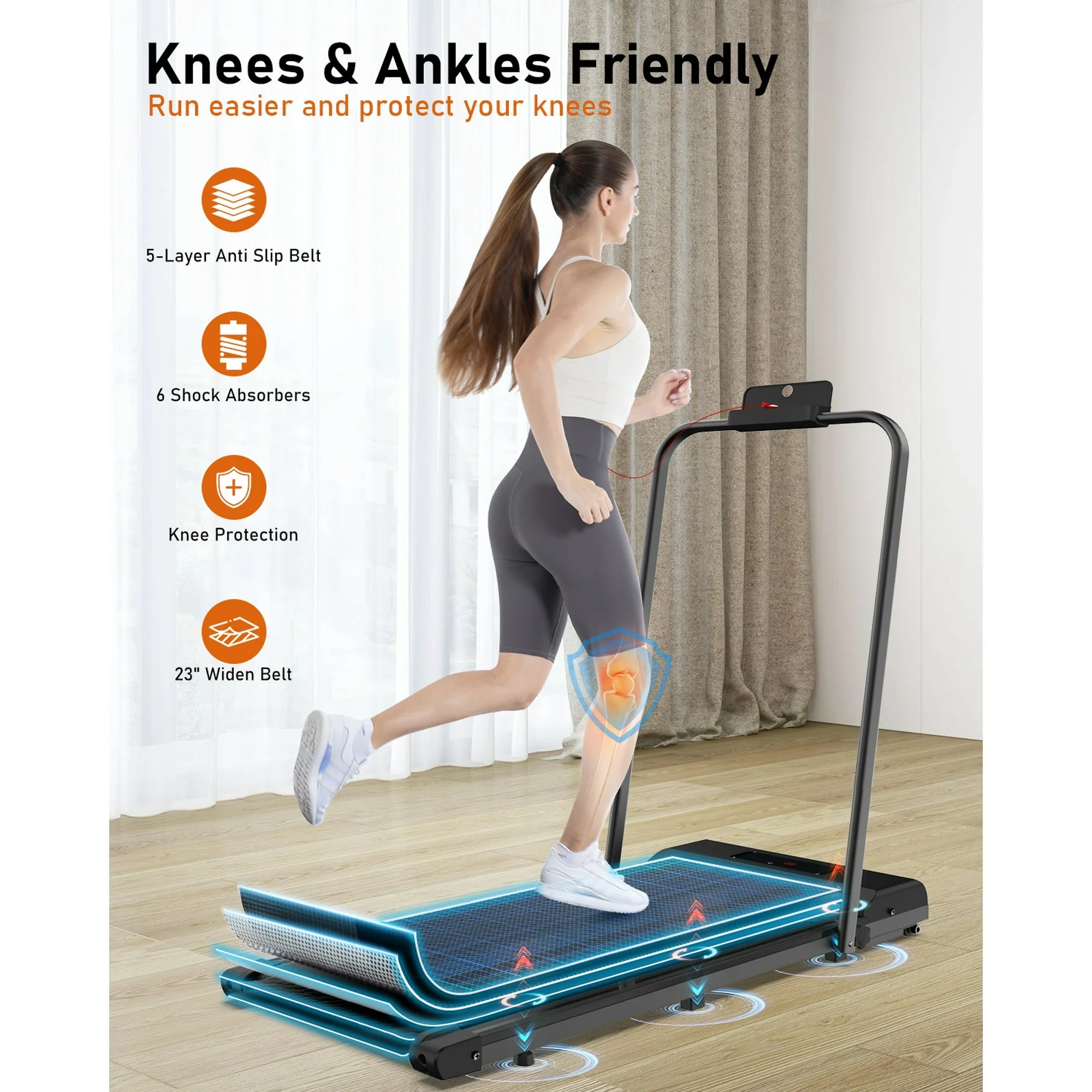 Treadmill Home Gym Fitness Foldable Walking Treadmill