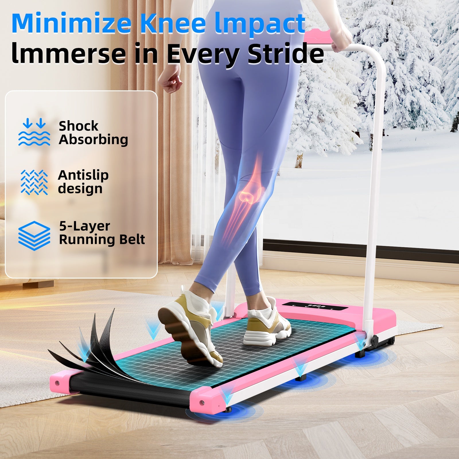 Treadmill Home Gym Fitness Foldable Walking Treadmill
