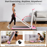 Foldable Walking Pad Treadmill Compact Flat