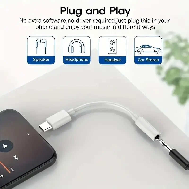 USB-C to Aux Adapter