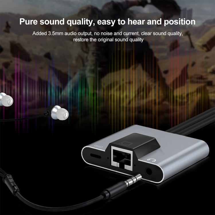 USB Type-C and Lightning to Ethernet Adapter Hub