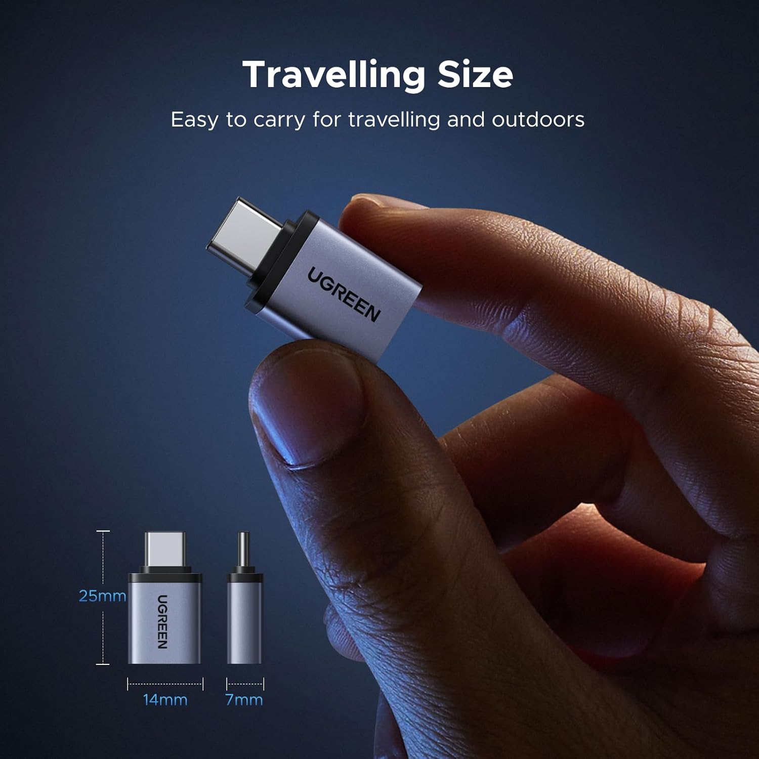 UGREEN USB-C to USB-A Female OTG Adapter