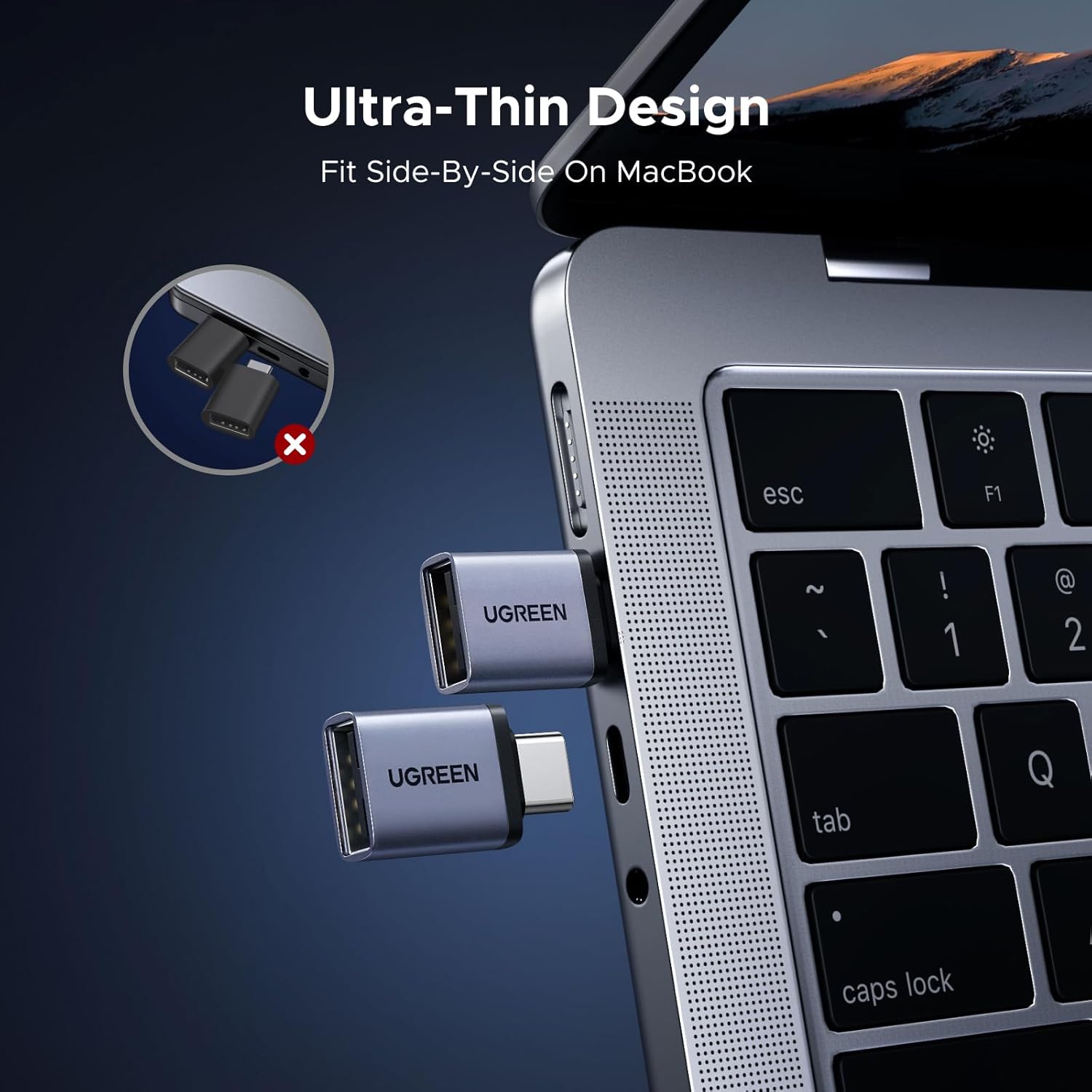 UGREEN USB-C to USB-A Female OTG Adapter