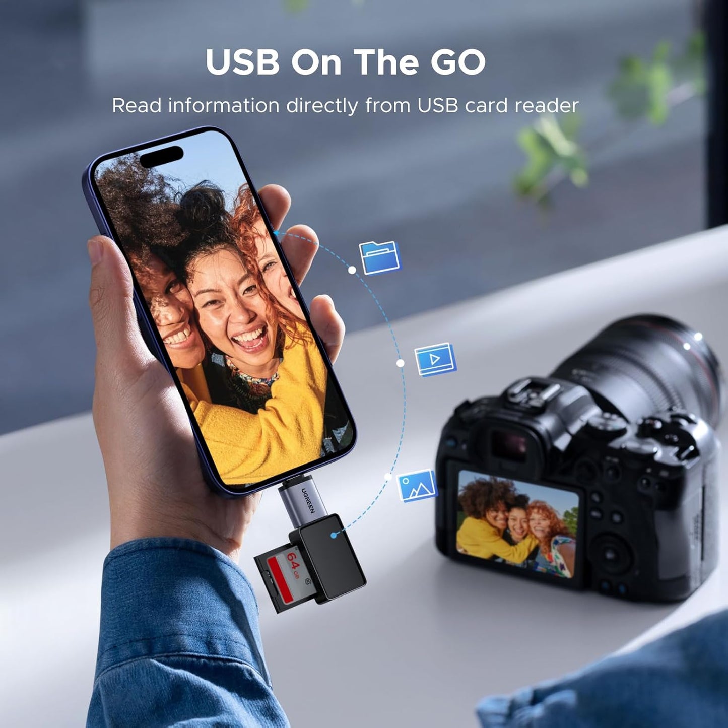 UGREEN USB-C to USB-A Female OTG Adapter