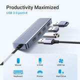 UGREEN USB C Hub 4 Ports USB Type C To USB 3.0 Hub
