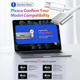 USB C to MagSafe 3 Nylon Charging Cable For MacBook Air / MacBook Pro Replacement