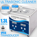 Ultrasonic Cleaner 1.3L Jewellery Cleaner