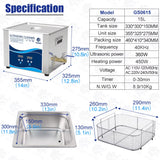 Ultrasonic Cleaner 15L
