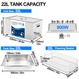 Ultrasonic Cleaner 22L