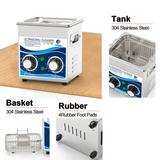 Ultrasonic Cleaner 1.3L