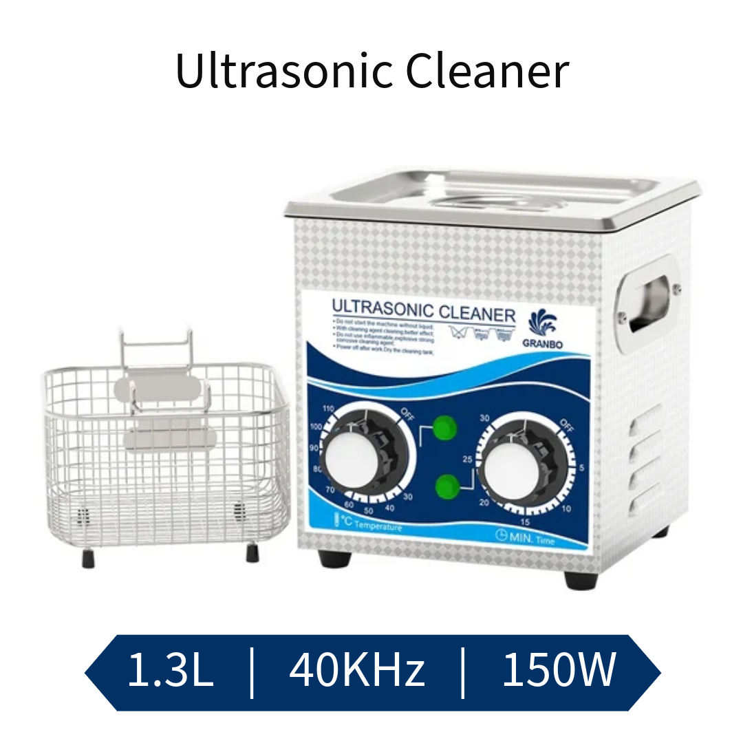 1.3L Ultrasonic Cleaner Jewelry Ultra Sonic Bath Degas Parts Cleaning