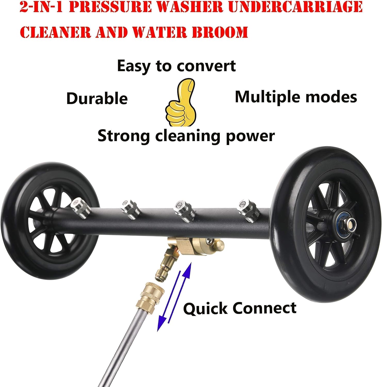 Undercarriage Pressure Washer Water Broom