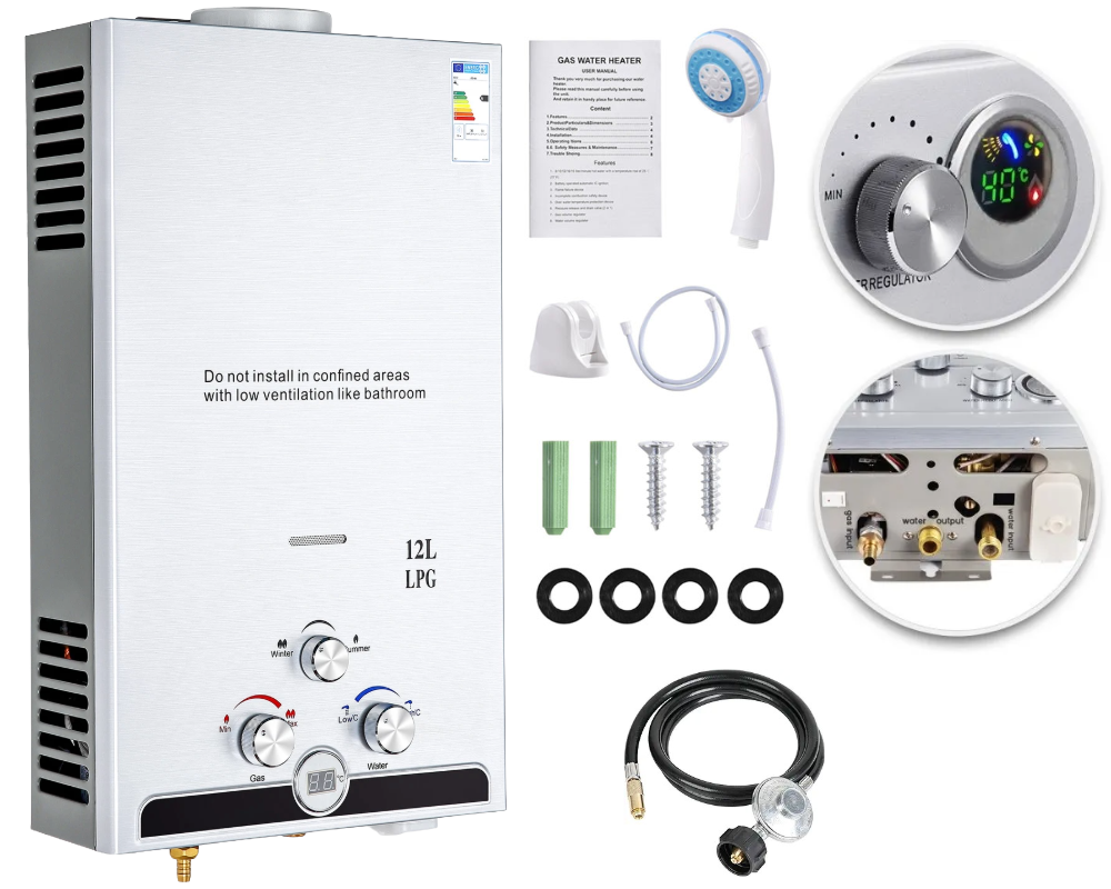 Gas Water Heating 12L