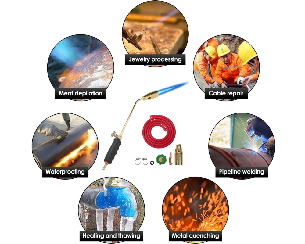 Liquefied Gas Torch Double Open Propane LPG Heating Torch