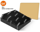 Butyl Sound Deadener Insulation Car Deadening Mat Automotive Proofing Noise Shield Truck Vibration 2.7mm Rubber 4SQM 20Pcs