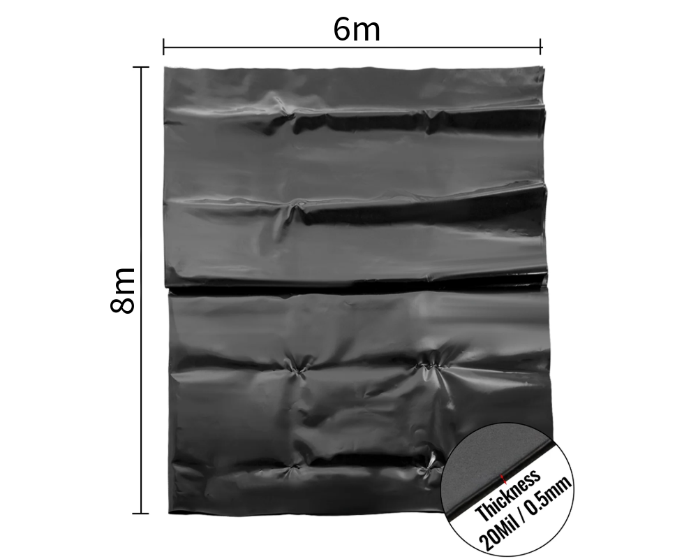 Pond Liner 6m x 8m 0.5mm