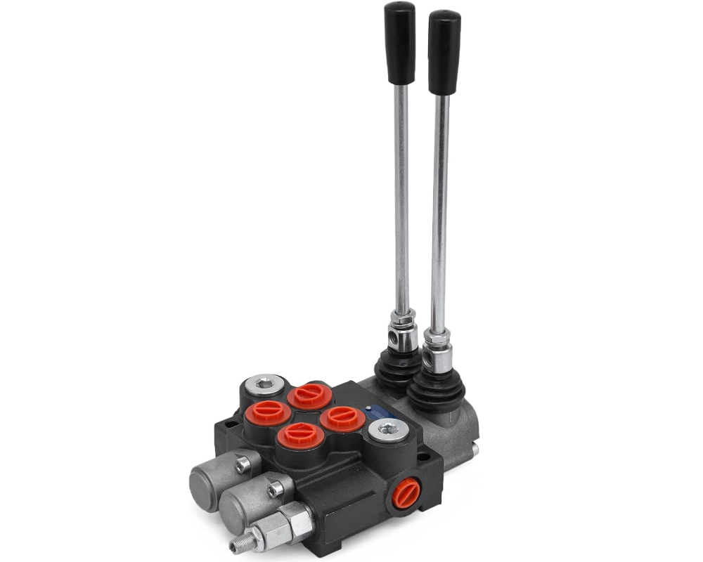 2 Spool Hydraulic Directional Control Valve 11 Gpm double acting cylinder spool
