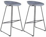 Modern Scandinavian Bar Stool Metal Leg BarStool