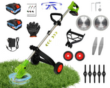 Cordless Electric Grass String Trimmer Lawn Cutter Brush Mower Whipper Snipper