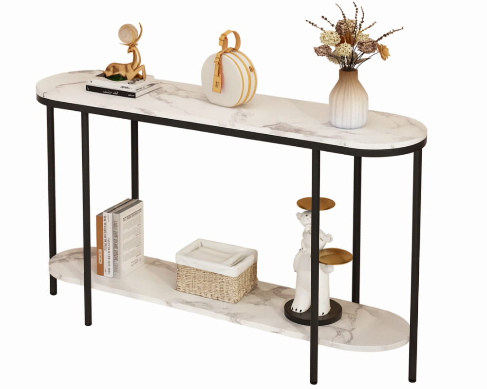 Console Table Hallway Table With Shelves