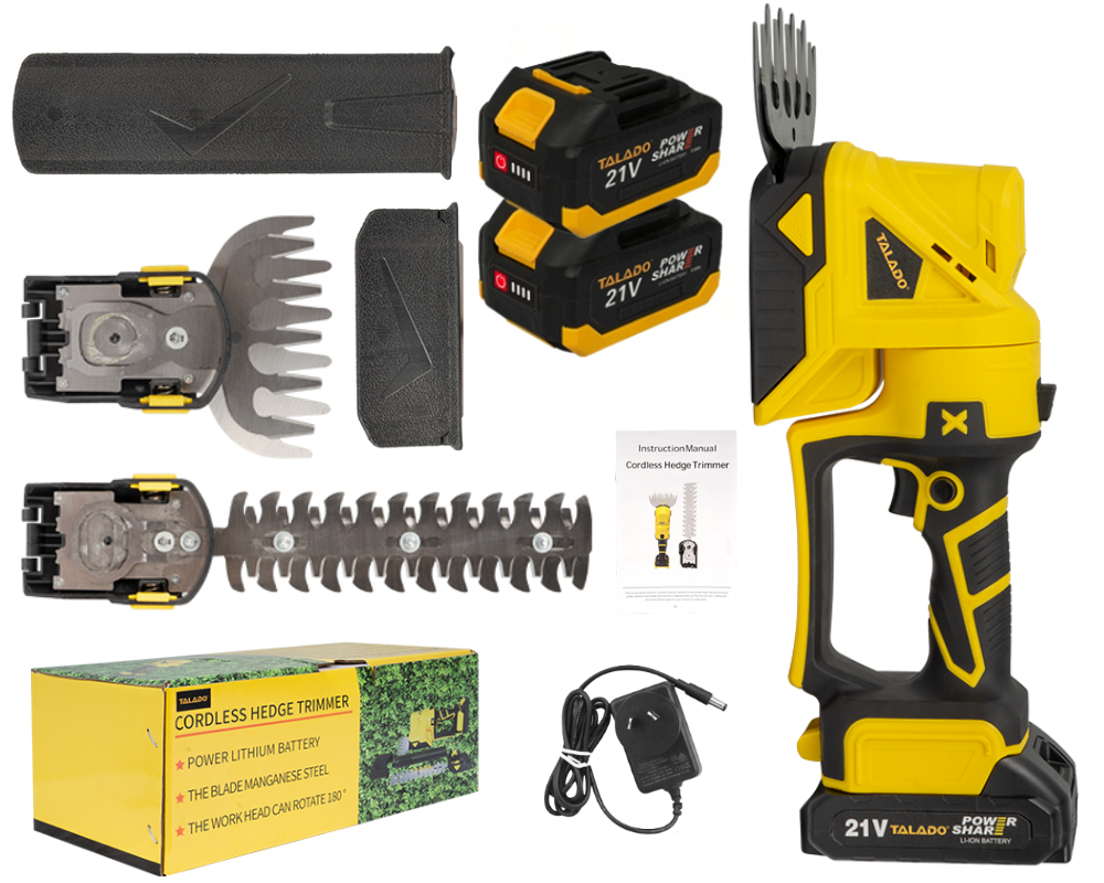 Cordless Hedge Trimmer 2 in 1 Lawn and Shrub Shears