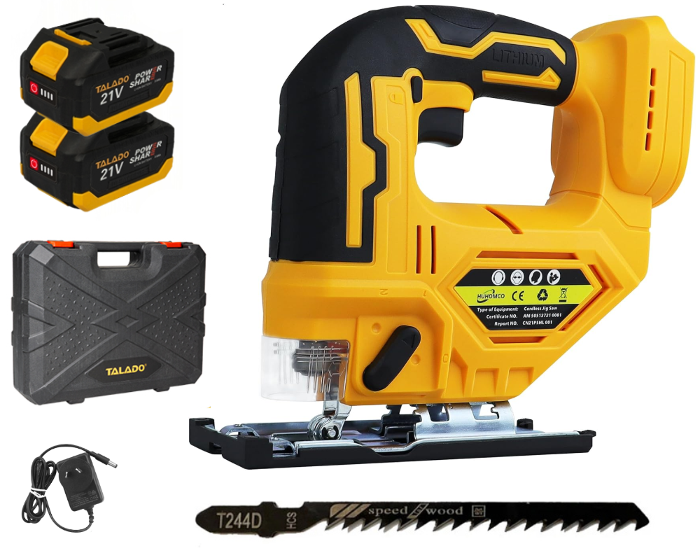 Cordless Electric Jigsaw with Battery