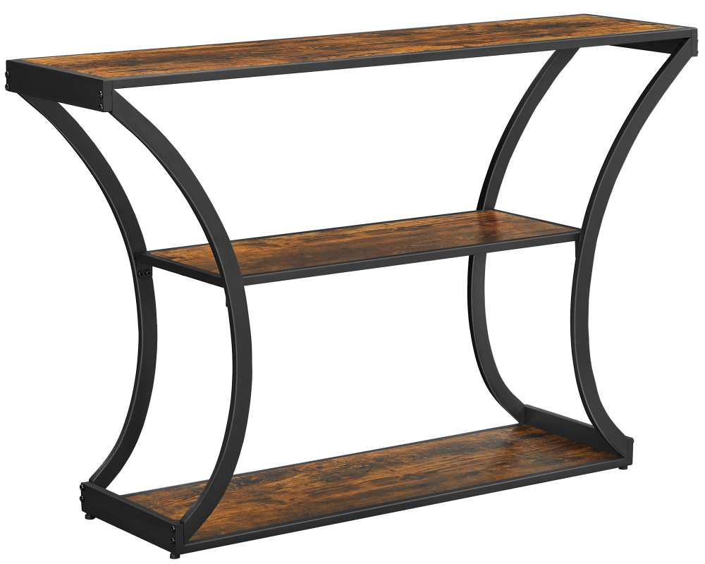 Vasagle 3-Tier Console Table with Curved Legs