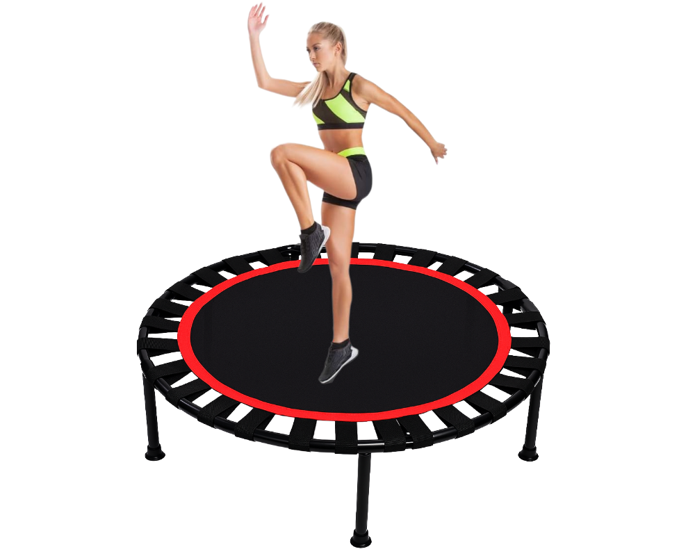 Foldable Mini Trampoline Rebounder 50"