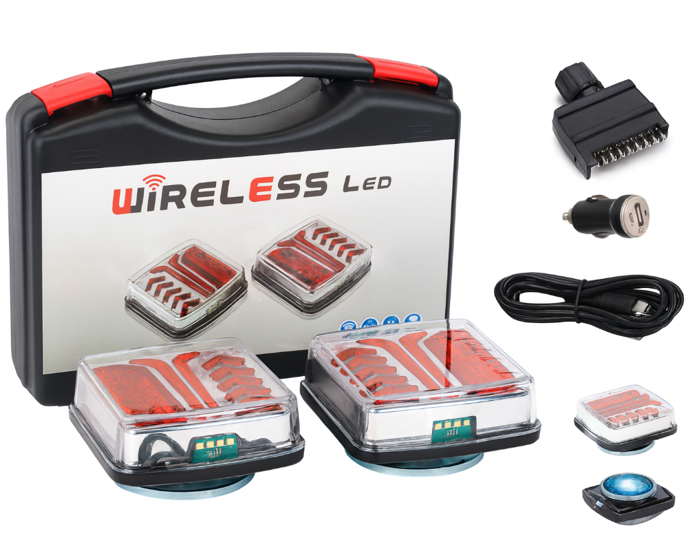 Trailer Light Portable Wireless LED Trailer Truck Tail Lights