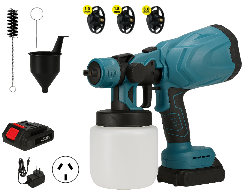 Paint Sprayer HVLP Spray Paint Gun fits Compatible Makita 18V Battery