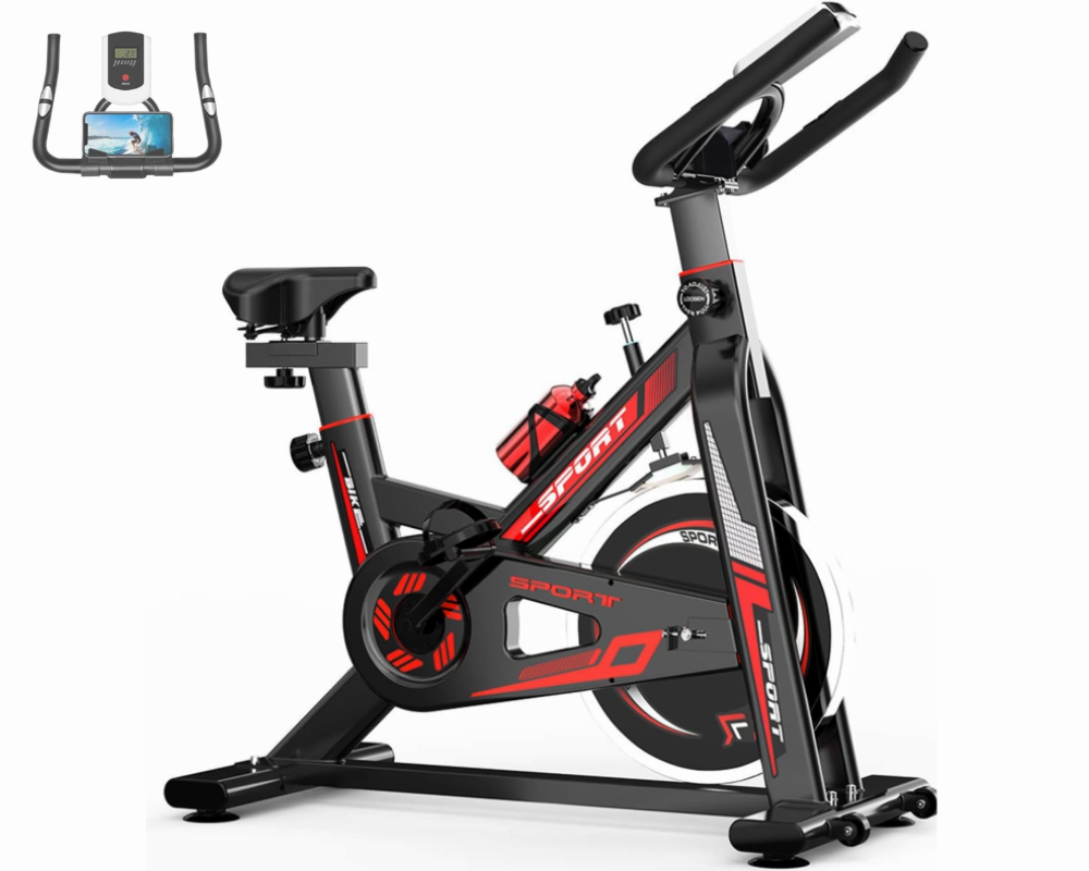 Adjustable Exercise Bike Spin Bike Heavy Duty