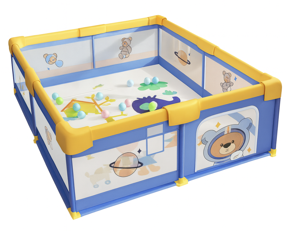 Portable Play pen Fence Gate Wall Fence Barrier