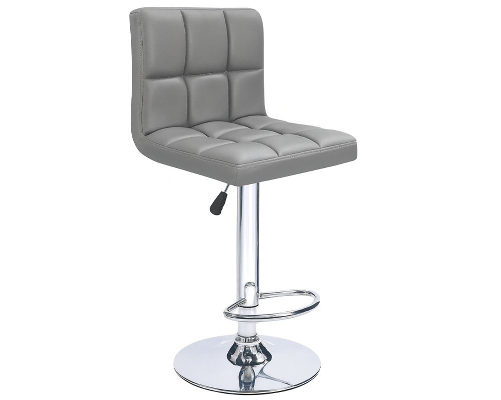 Height Adjustable Bar Stool PU Leather Bar Stools