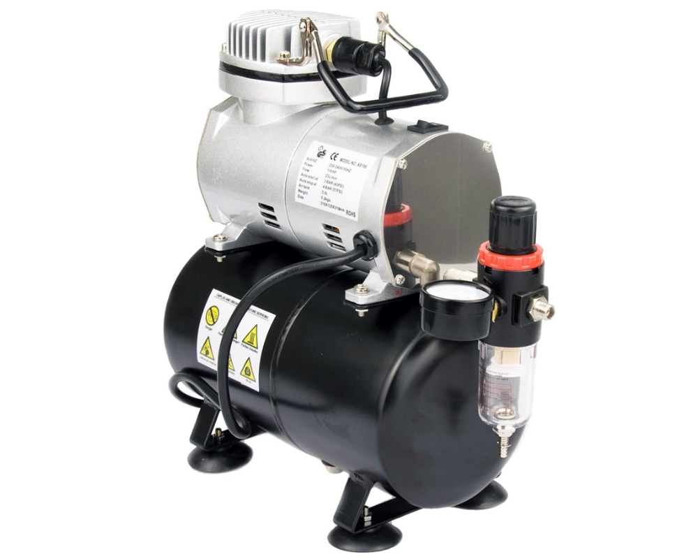 Air Brush Compressor For Spray 1/6Hp 3L