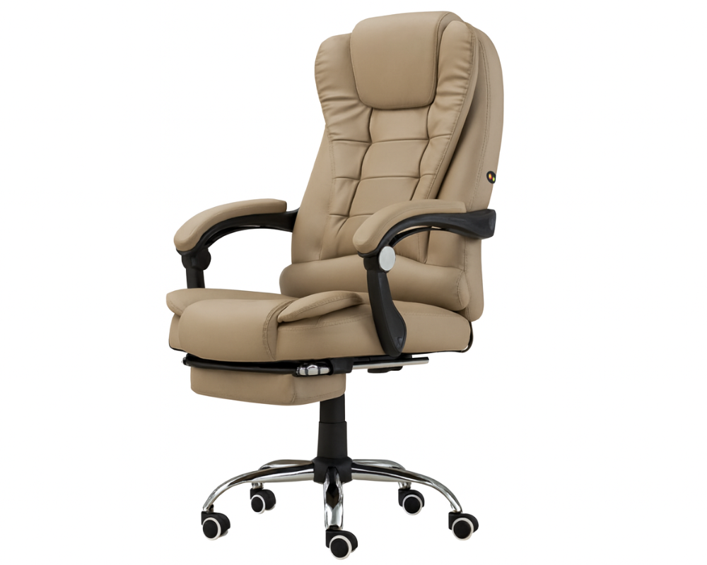 Ergonomic Office Chair with Massager and Footrest Gaming Chair