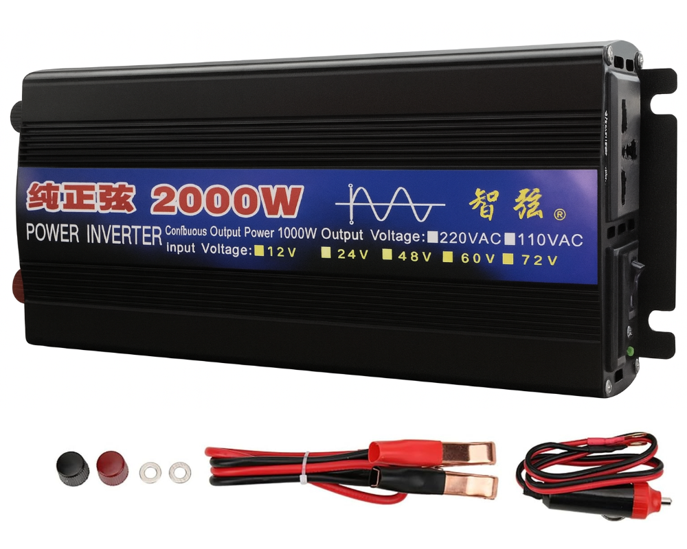 12V Pure Sine wave Car Inverter 2000W