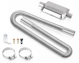 Exhaust Pipe Hose Air Diesel Heating Car Parking Silencer Muffler Filter