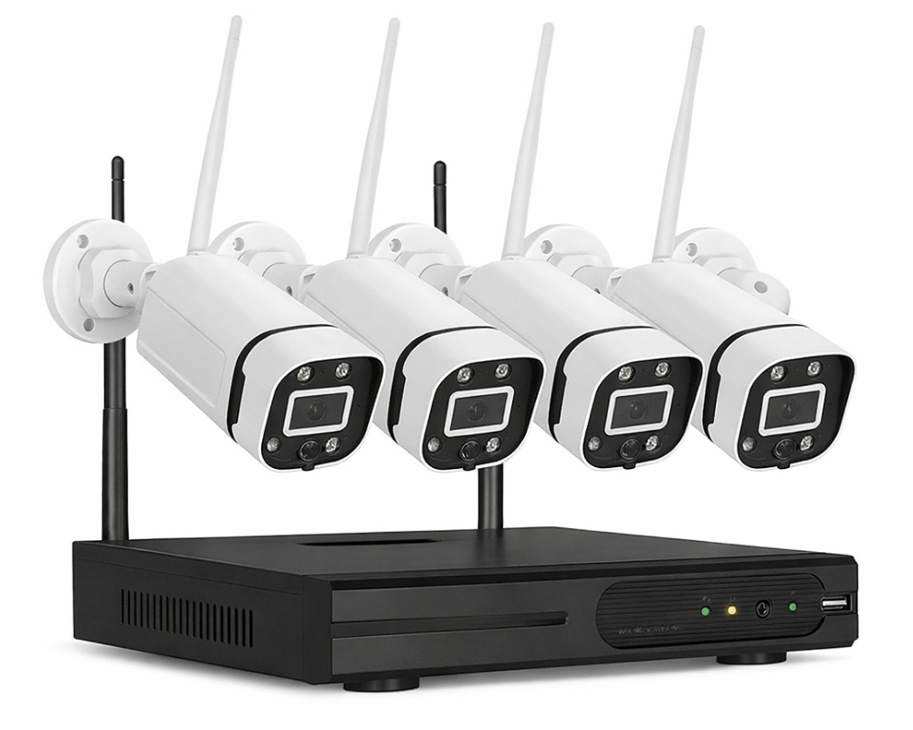 Wireless Security Camera System 4 Cameras