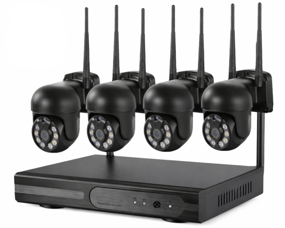 Wireless Security Camera System 4 Cameras 3MP