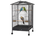 Large Bird Cage Parrot Cage with Stand Carrier