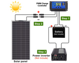 300W Flexible solar panel Kit