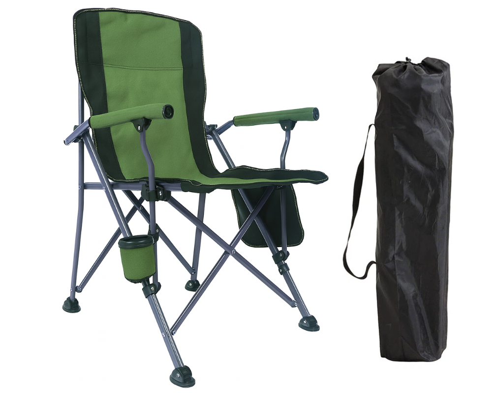 Portable Folding Camping Chair Outdoor Chair (Green)