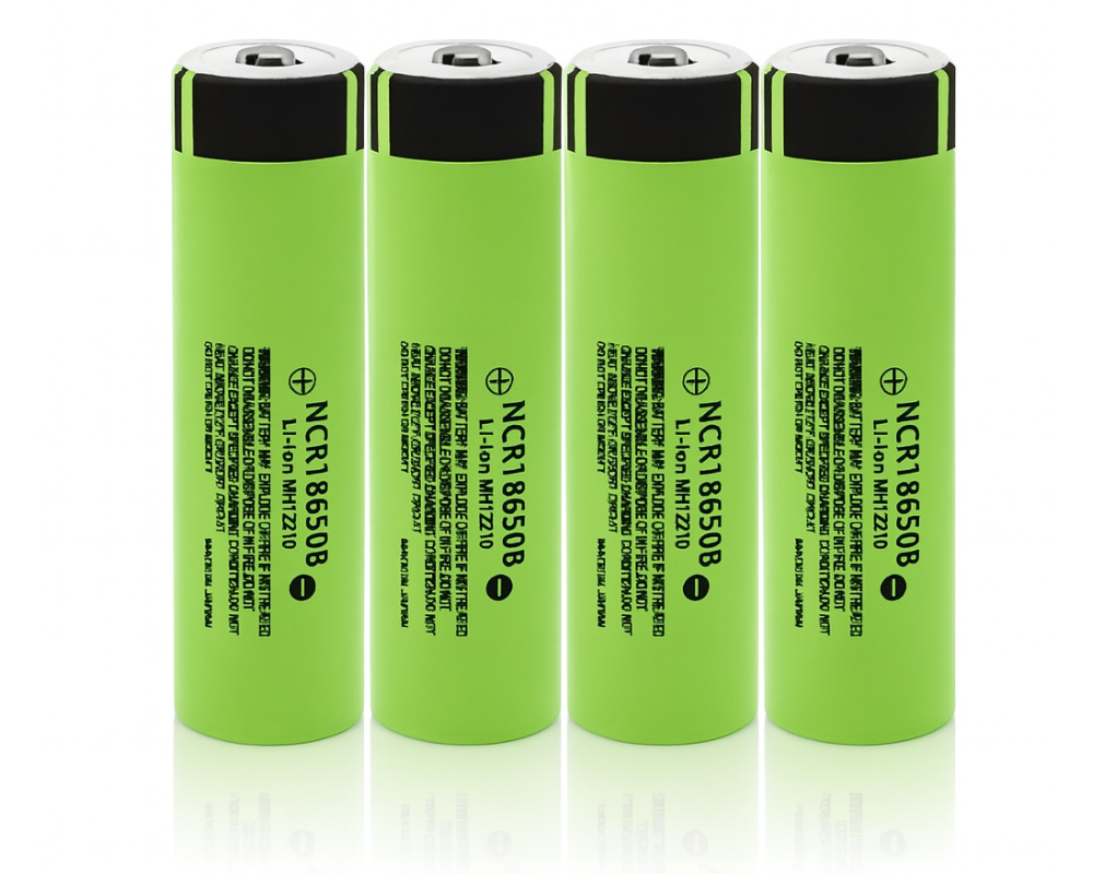 18650 Battery Rechargeable Button Top 4pcs