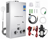Gas Water Heating With 12V Pump 6L