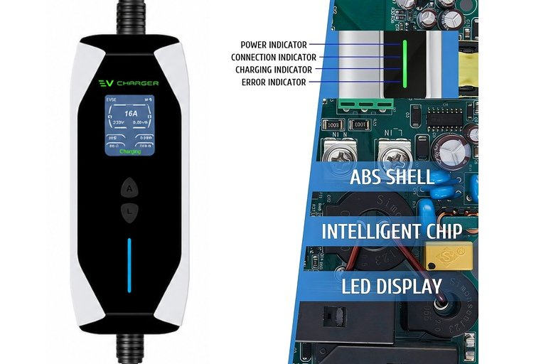 Portable EV Charger Type2 Electric Car Charger 16A