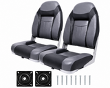 Folding Boat Seat Foldable Swivel Chairs Boat Seats Pair