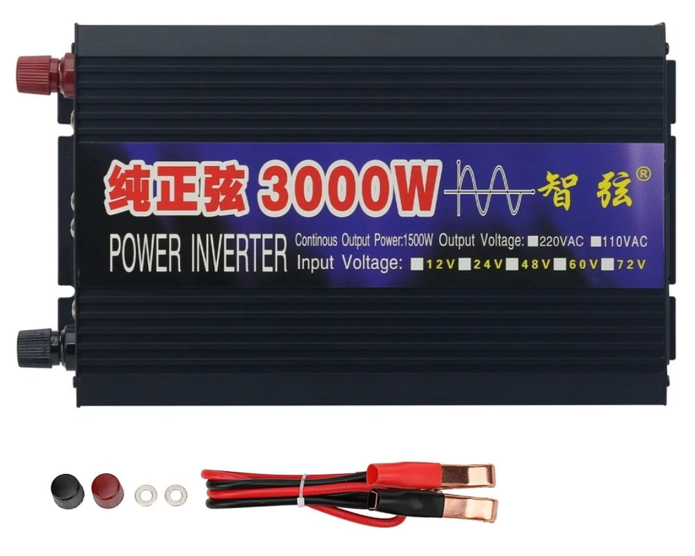 Pure Sine Wave Inverter 3000W 12V