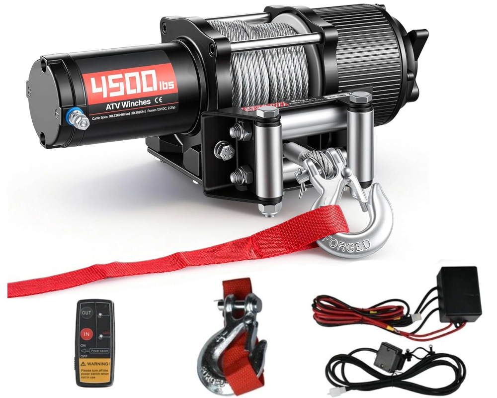 Electric Winch ATV Motor 4500lbs